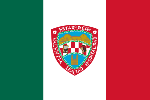 flag of chihuahua - mexico