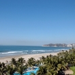 View of the bay from a hotel in Acapulco.