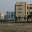 Hotels line the beach in Acapulco.