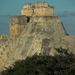 Temple of the Magician, a smaller copy of the Governor's Palace, in Uxmal.